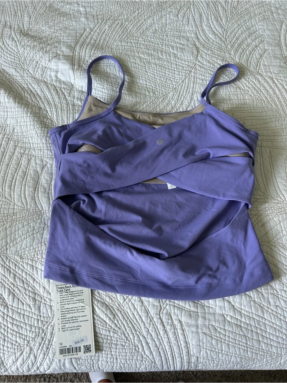 lululemon athletica Lavender Spaghetti-Strap Tank
